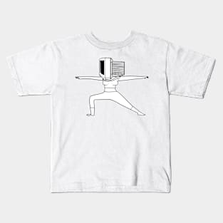 Coder shirt computer yoga Kids T-Shirt